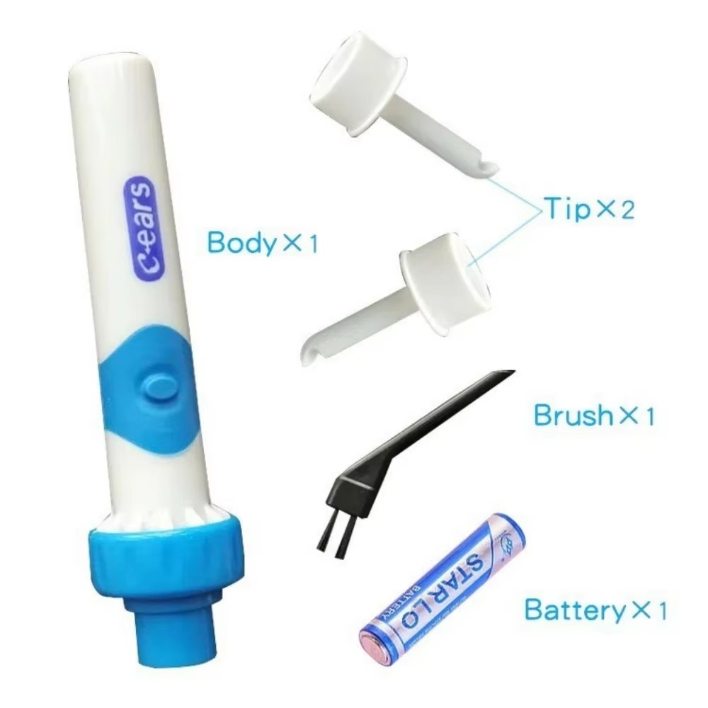 1Pc Electric Earpick for Children and Adults Ear Wax Removes Tools Protable Electric Ear Cleaner Machine Vacuum Cleaning Earwax