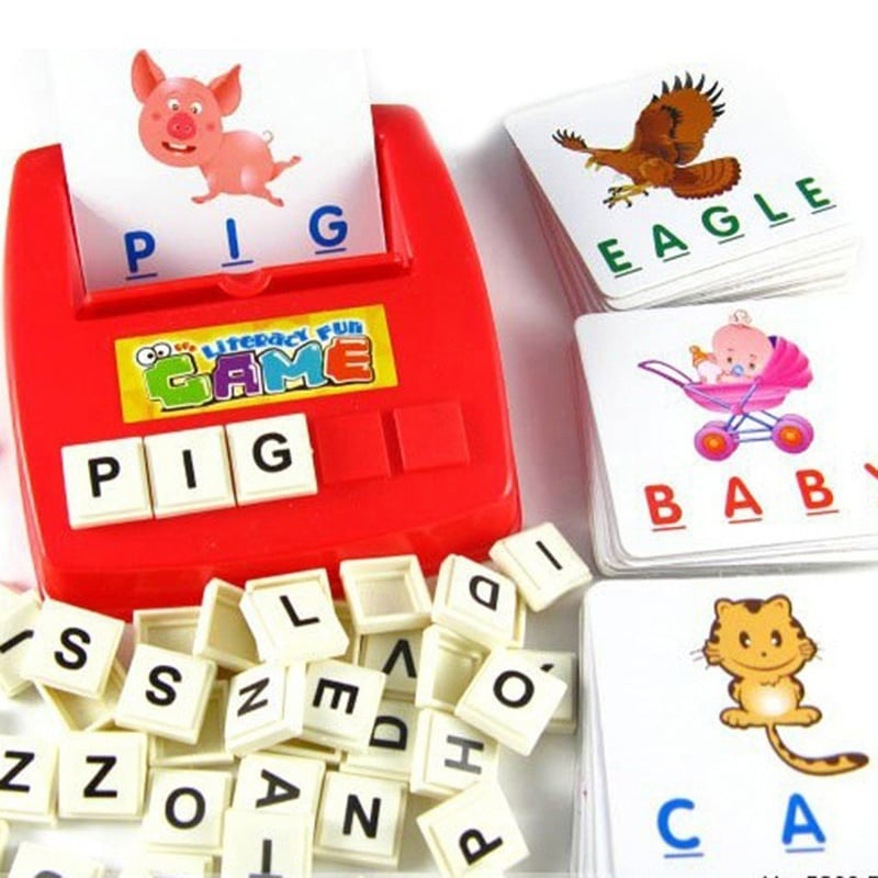 Children Toys Fun Learning English Spell Word for Early Childhood Educational