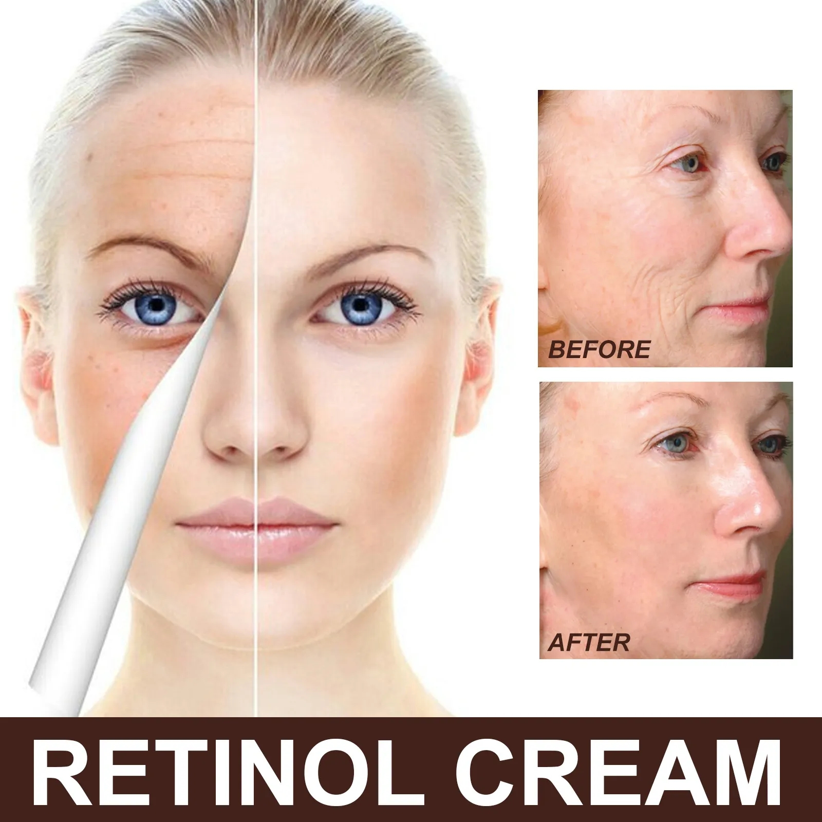 Anti Aging Facial Cream Retinol Original Remove Wrinkles Lifting Firming Cream Reduce Fine Lines Whitening Brightening Skin Care