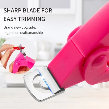U Shaped Nail Clipper Acrylic Fake Nail Scissors Nail Tip Edge Cutter Trimmer
