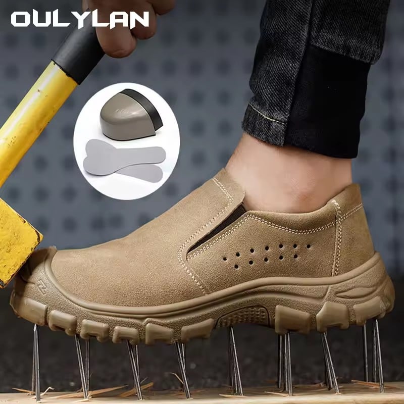 Labor Insurance Shoes Anti-smashing Anti-piercing Hair Generation Electric Welding Shoes Workshoes Wear-resistant Safety Shoe