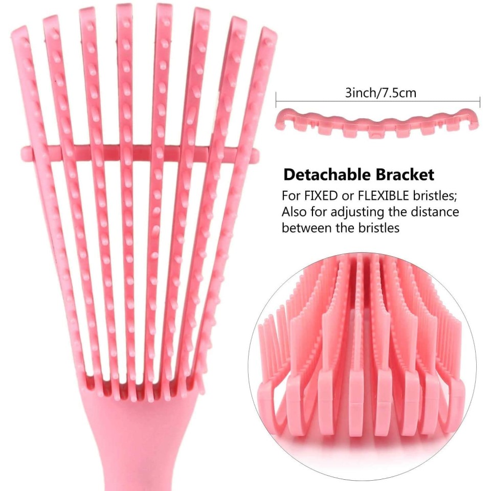Detangling Plastic Hair Brush Wet Curly Comb Women Health Care Reduce Fatigue Hairbrush Styling Tools