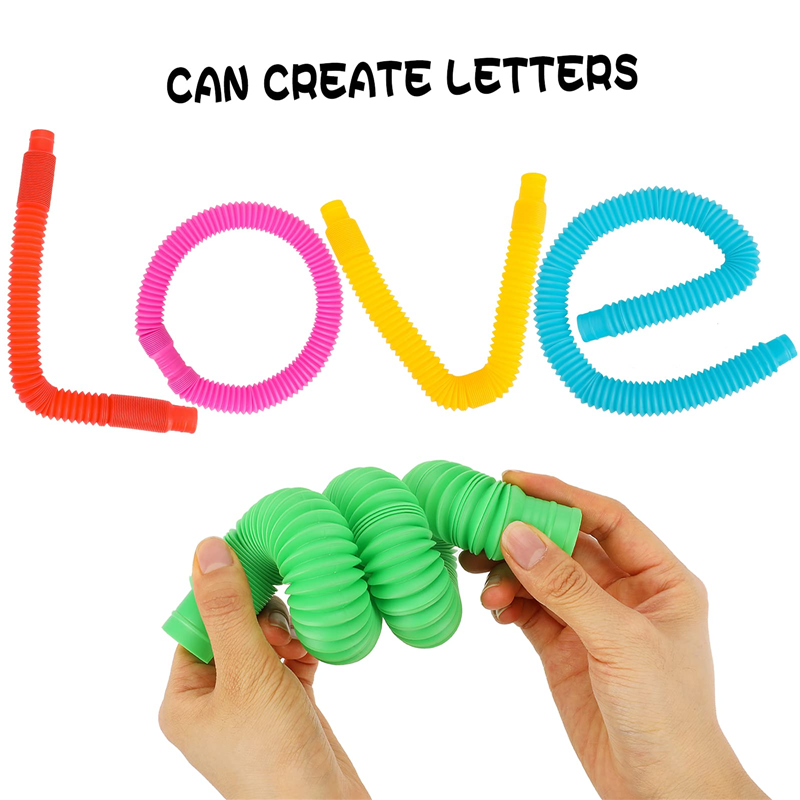 8Pcs Tubes Sensory Toy for Adult Fidget Stress Relieve Toys Strbess Relief Educational Antistress Fidget Toys Squeeze Toy Gifts