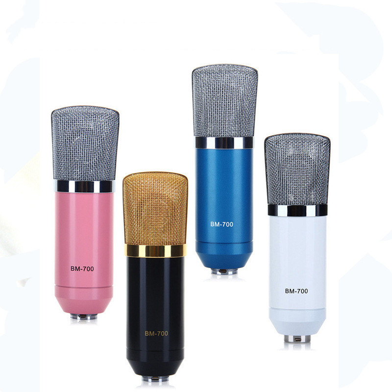 Professional condenser microphone is suitable for PC telephone recording studio BM700 microphone TikTok singing