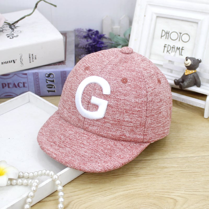 Spring Summer Baby Boy Hat Cap Letter Toddler Baby Baseball Cap Cotton Adjustable Visor Sun Hats Kids Girls Peaked Cap