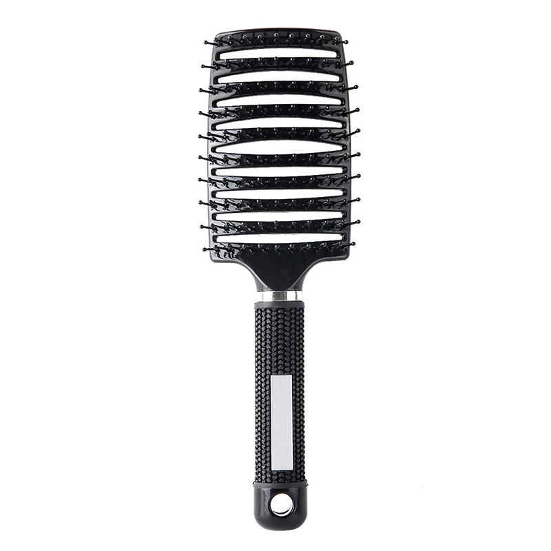 Girls Hair Scalp Massage Comb Hairbrush Nylon Women Wet Curly Detangle Hair Brush for Salon Hairdressing Styling Tools