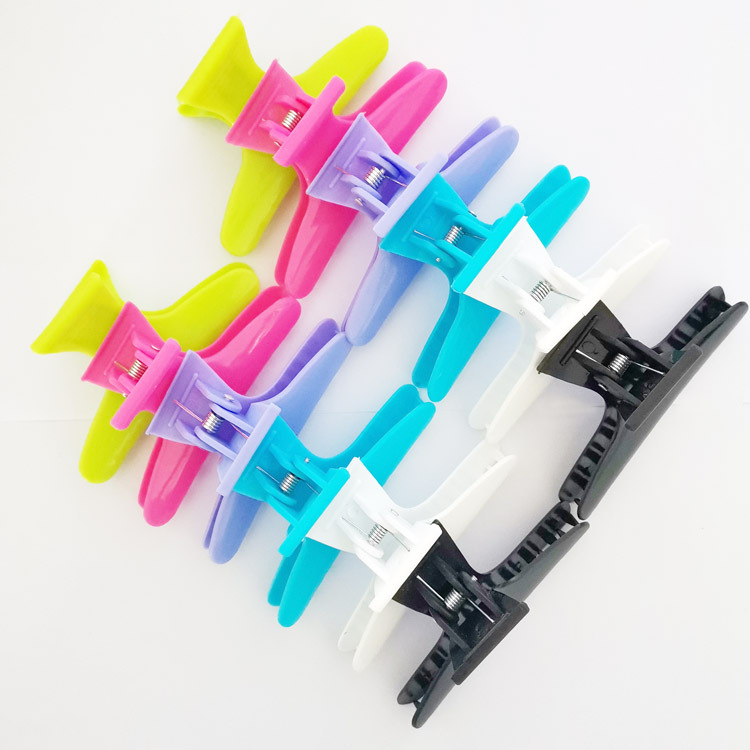 12pcs/Set Butterfly Hair Clips Woman Girl's Hairpins Styling Holding Tools Hair Section Claw Clamps Pro Salon Accessories &