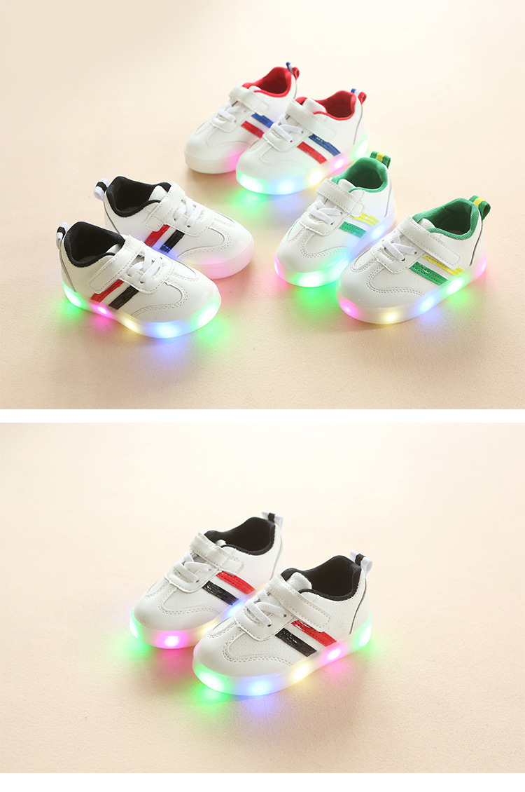 New Spring Autumn Children's Luminous Sneakers Kids Led Shoes Chaussure Enfant Girls Boys Shoe With LED Light
