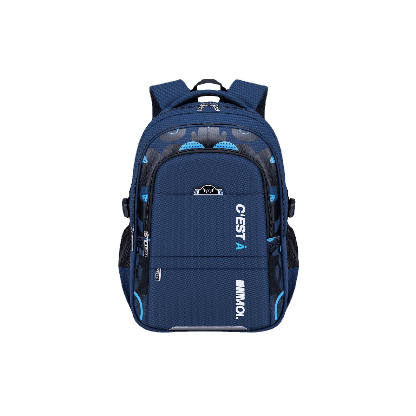Kids Children Boys Breathable Backpacks Black Primary Student Primary Schoolbag Boy Backpack Shoulder School Book Bags