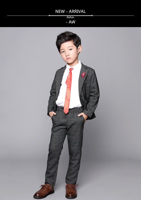 2PCS Baby Boys Suits Formal Kids Blazers School Suit for a Boy Child Costume Wedding Wear 3-10Y Cotton Children Clothing Sets