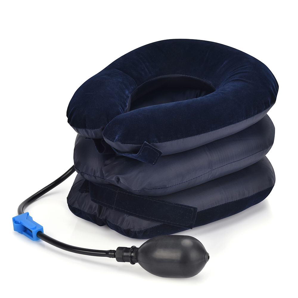 Neck Stretcher Air Cervical Traction 1 Tube House Medical Devices Orthopedic Pillow Collar Pain Relief Blue Brown Tractor