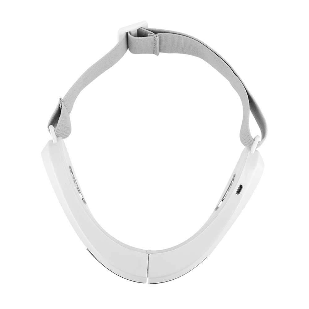 Facial Massager V-Line Lift Up Belt Red Blue Light Face Slimming Vibration Massager Face Lifting Device Reduce Double Chin