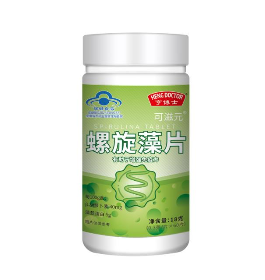 Spirulina Tablet Rich in Protein Multi Vitamins Wafers Algae Alga Spirulina Powder Anti-Fatigue Loss Weight Health Food