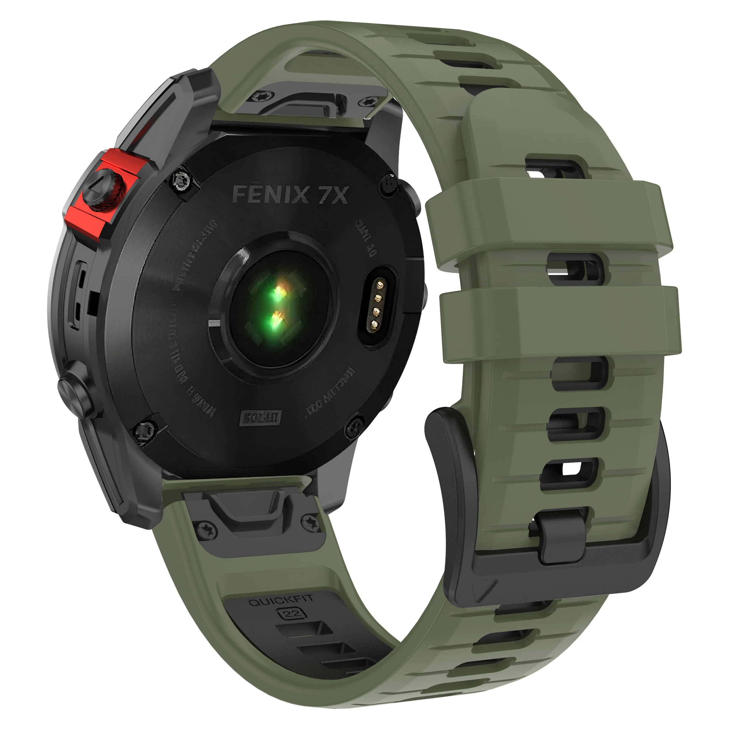 22 26mm Silicone Strap for Garmin Fenix 7 7X Pro 6 6X 5 5X Plus Fenix 8 47 51mm quatix 8 7 6 Tactix 8 7 965 MARQ QuickFit Correa