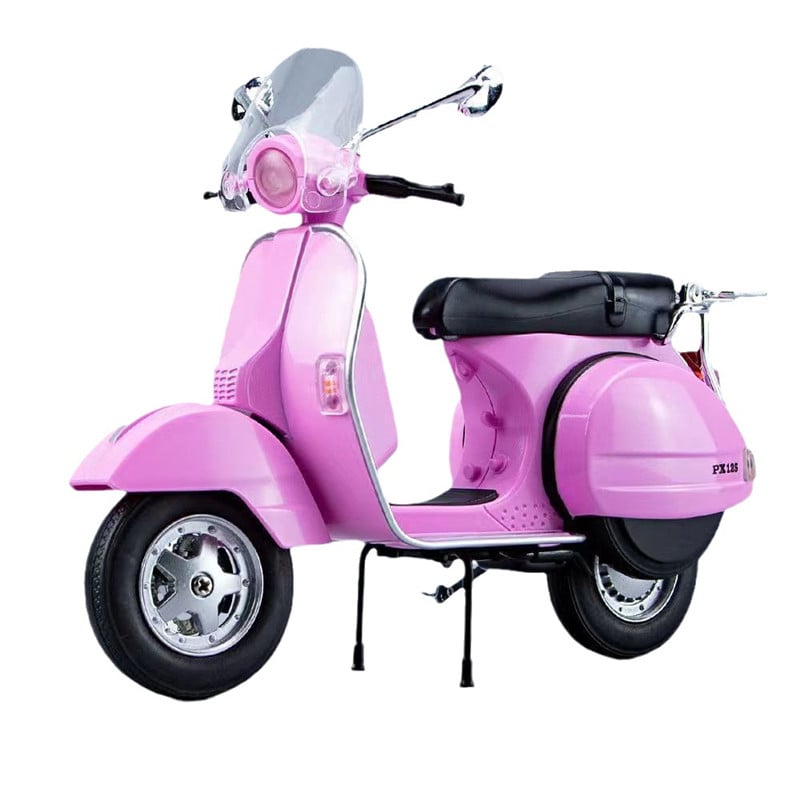 1/10 Roman Holiday/Vespa125 Sheep Alloy Car Model Simulation Motorcycle Children's Toy Car Decoration