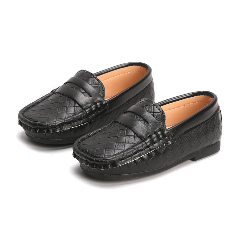 Bean Shoes 1-6 Years Old Children Real Leather Shoes Male Child Breatherable Leather Shoes Boys Leather Shoes