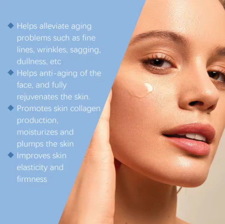 Blue Copper Peptide Serum Anti Wrinkle Shrink Pores Skin Care Rejuvenation Hyaluronic Acid Brightening Spot Moisturizing Serum