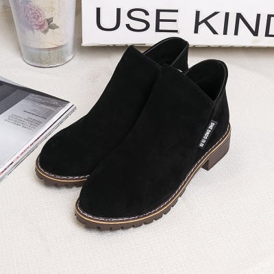 Martin boots, women's boots, frosted skin, new ladies, women's shoes, flat bottomed shoes, and women's boots