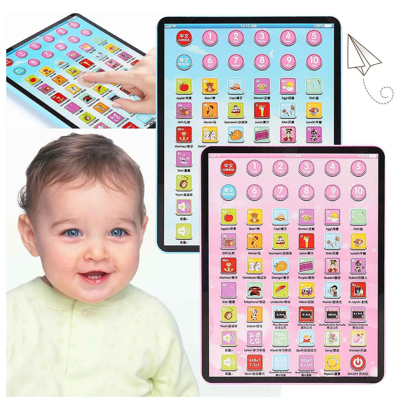 Chinese English Electronic Learning Tablet Funny Interactive Learning Study Toy