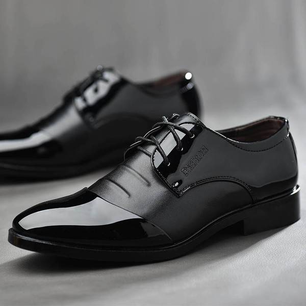Fashion men business suede shoes