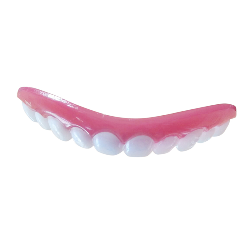 Veneers Silicone Artificial Upper Denture Sleeve Comfort Fit Teeth Top Cosmetic Veneer One Size Fit Hot Fashion