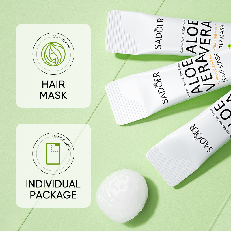 SADOER Aloe Vera Super Brightening Repair Hair Mask Repair Nourishing and Smooth