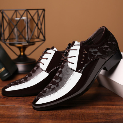 Casual shoes male tip tide new autumn trend business dress shoes men