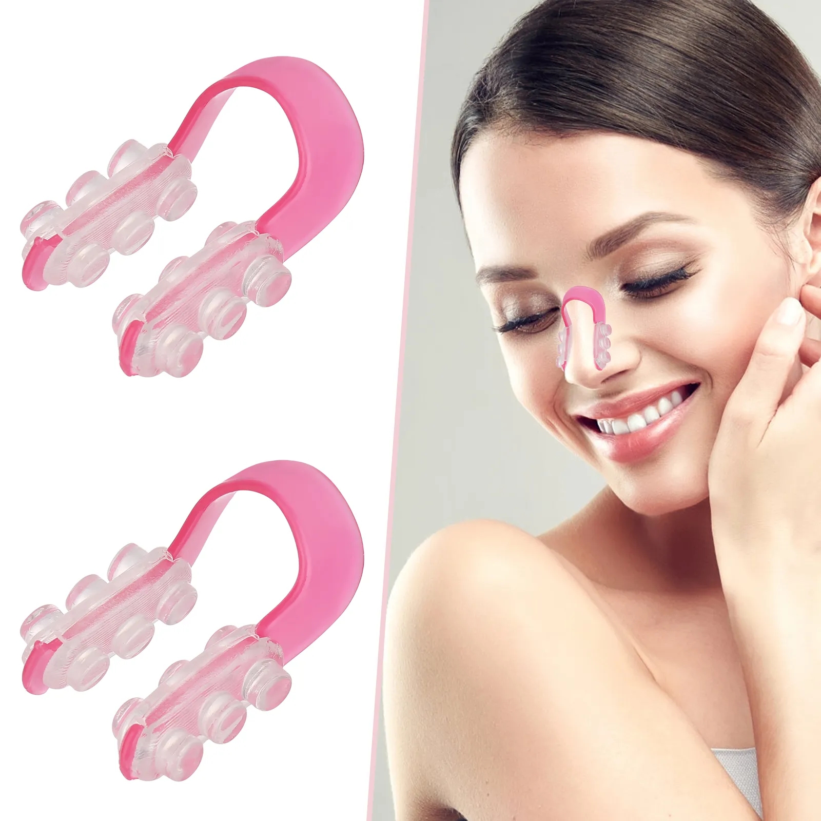 1 pc Nose Up Lifting Shaper Massage Tool Invisible No Pain Nose Shaping Clipper Nose Bridge Straightening Clip Corrector