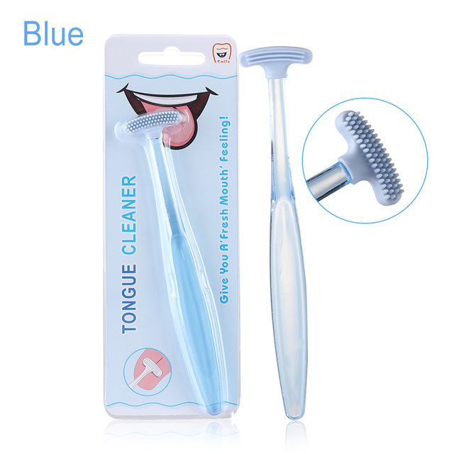 Soft Silicone Tongue Brush Cleaning the Surface of Tongue Oral Cleaning Brushes Tongue Scraper Cleaner Fresh Breath Health &