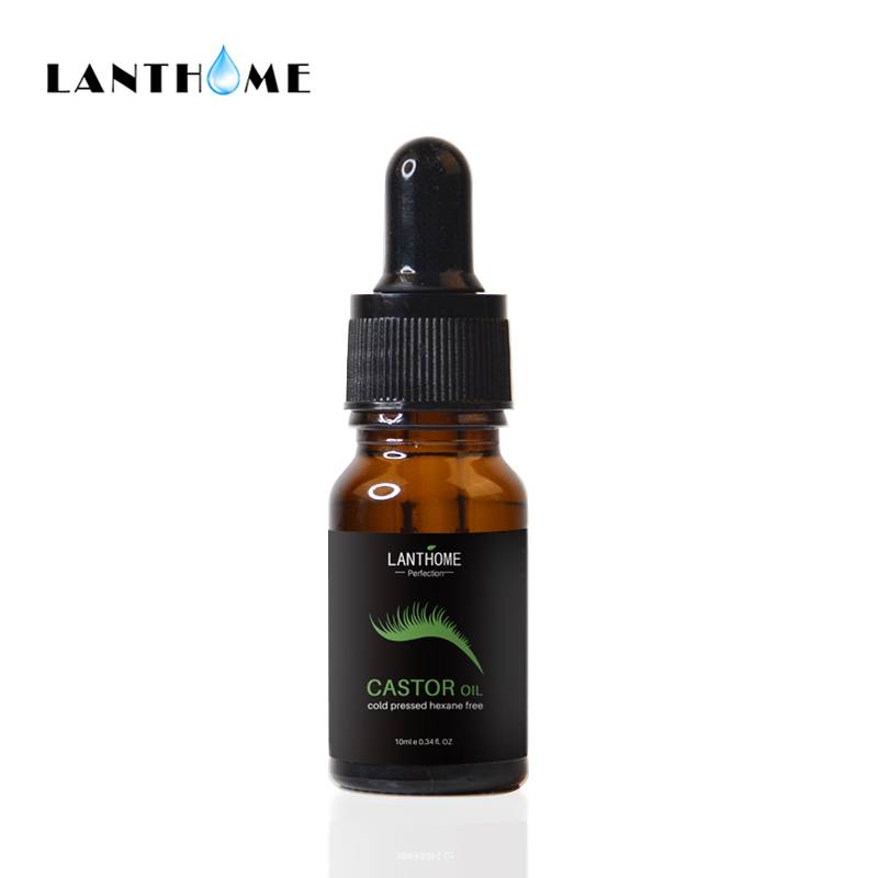 Castor Oil Hair Growth Serum for Eyelash Growth Lifting Eyelashes Thick Eyebrow Growth Enhancer Eye Lashes Serum Mascara 10ml