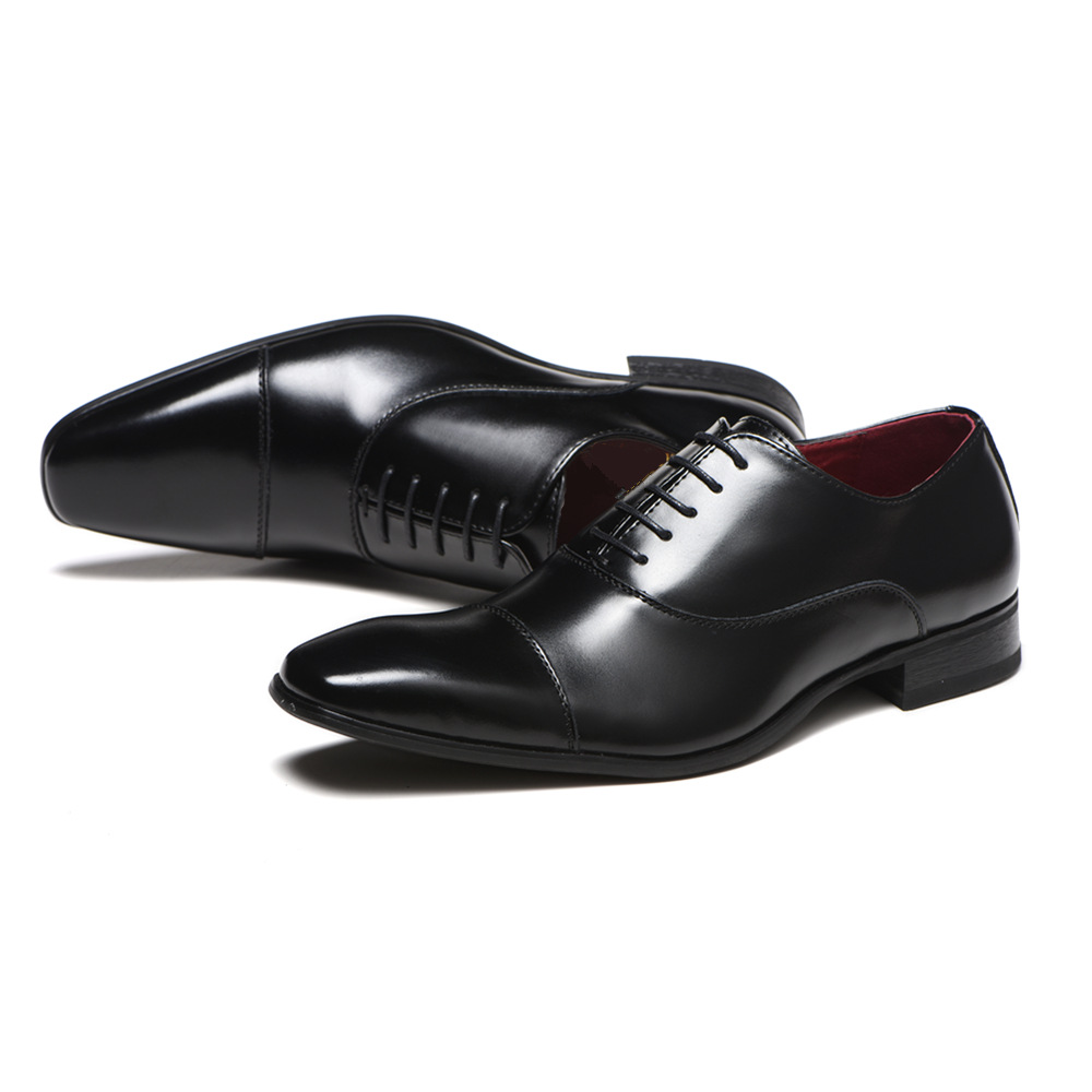 Men Dress Shoes Leather Men Shoes Fashion Men Wedding Shoes Comfortable Formal Shoes Drop Ship 663