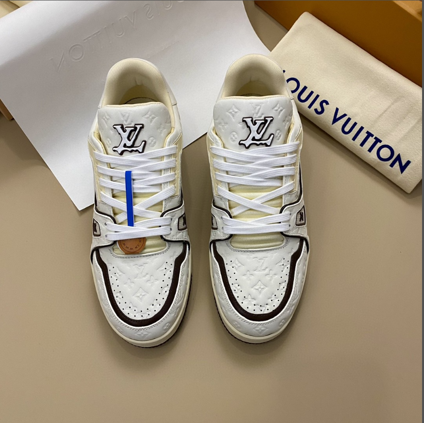 LV new lace-up casual fashion couple sneakers size 38-46