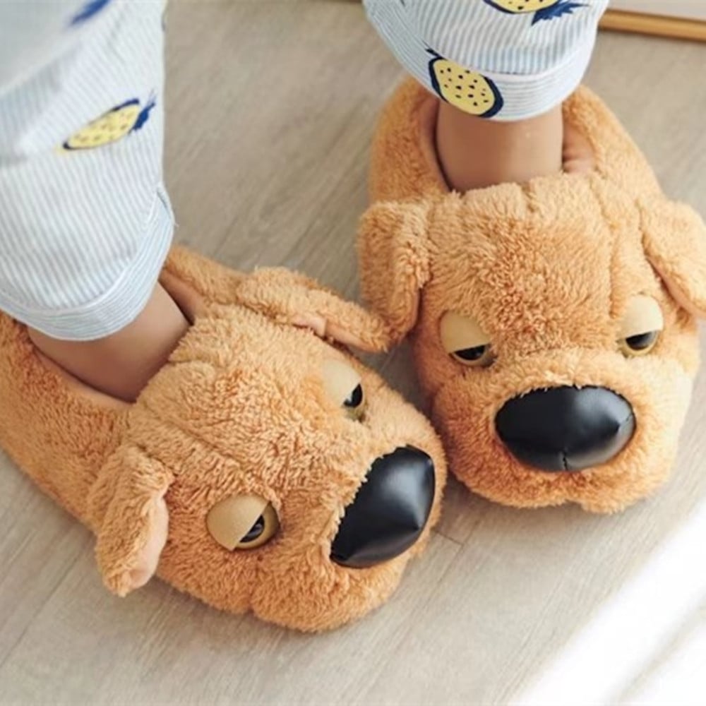 Women Winter Fur Slippers Warm Indoor Soft Sides Short Plush EVA Home Cotton Shoes Mules Casual Shoes Female Wedge Slippers