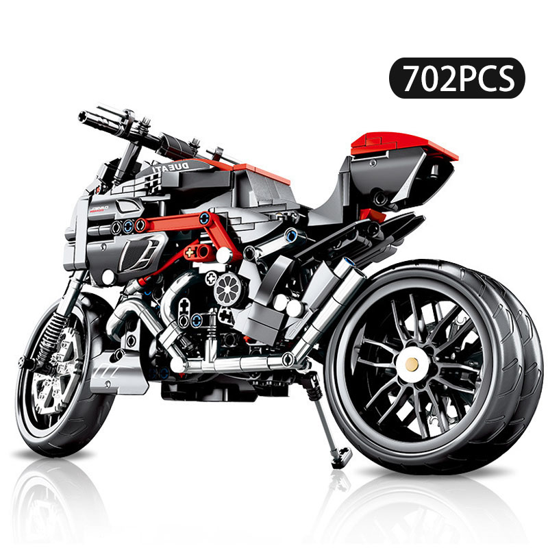 Funny building blocks foldable bicycle model interesting building blocks kids birthday children's day gifts