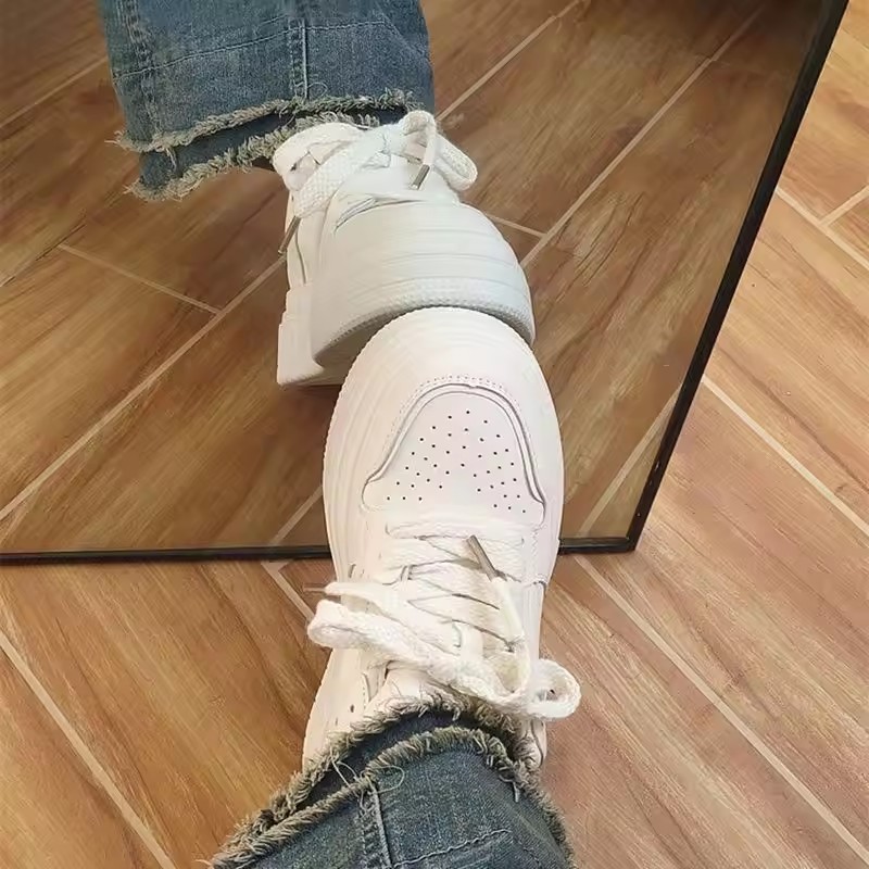 Women's Cute Sweet Casual Shoes 2025 Spring Summer Comfortable Platform Sneakers Student Board Shoes Women Trainers Tenis Mujer