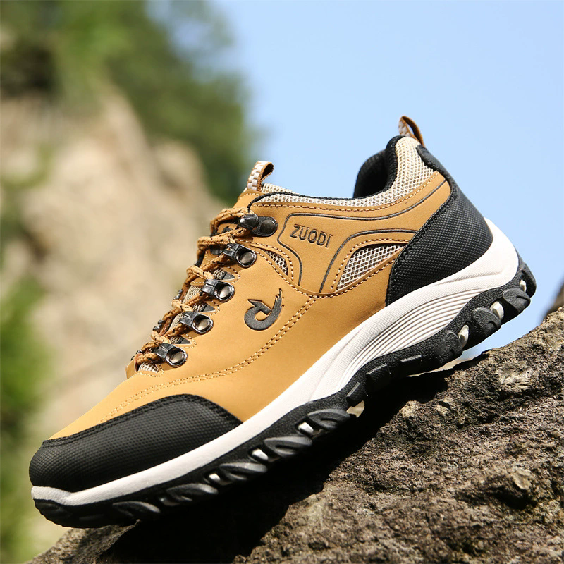 Men's Outdoor Hiking Shoes Lightweight Comfortable Breathable Shoe Waterproof Camping Running Shoes Male Tennis Walking Sneakers