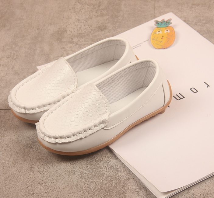 Children Shoes PU Leather Casual Styles Boys Girls Shoes Soft Comfortable Loafers Slip On Kids