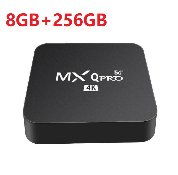 8GB+256GB 4K HD set-top box Android player dual-band wifi 5G Internet TV TVBOX