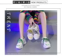 Women's Summer Ins Tide New Type of Nethong Baitao Super Hot Hip-hop Lady's Leisure Sports Shoes