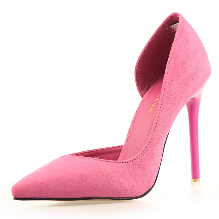 BEST PRICE Rabbit hair female buckle sandals high heel shoes