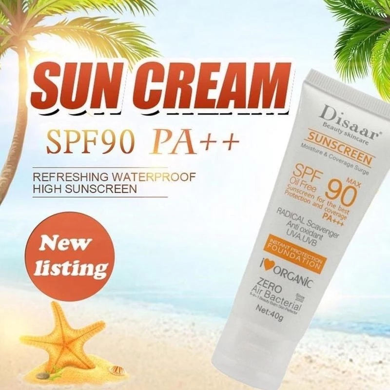 SPF 90 Body Sunscreen Whitening Sun Cream Sunblock Moisturizing Protective Sunscreen Skin Anti-Aging Cream Oil-contr V0I1