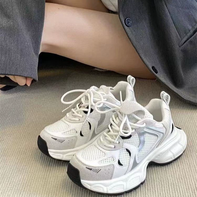 Women's Luxary Sneakers 2025 Mesh Breathable Shoes for Women Sports Running Casual Ladies Fitness Vulcanize Shoes Baskets