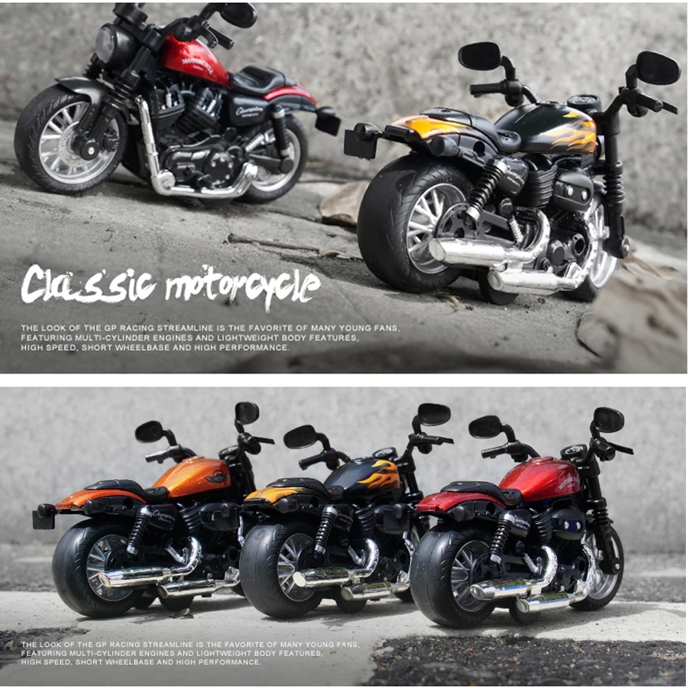 1:14 Motorcycle Model die cast Alloy Toy Motorbike Motorcycle Racing Car Models Cars Toys For Children Collectible Juguetes