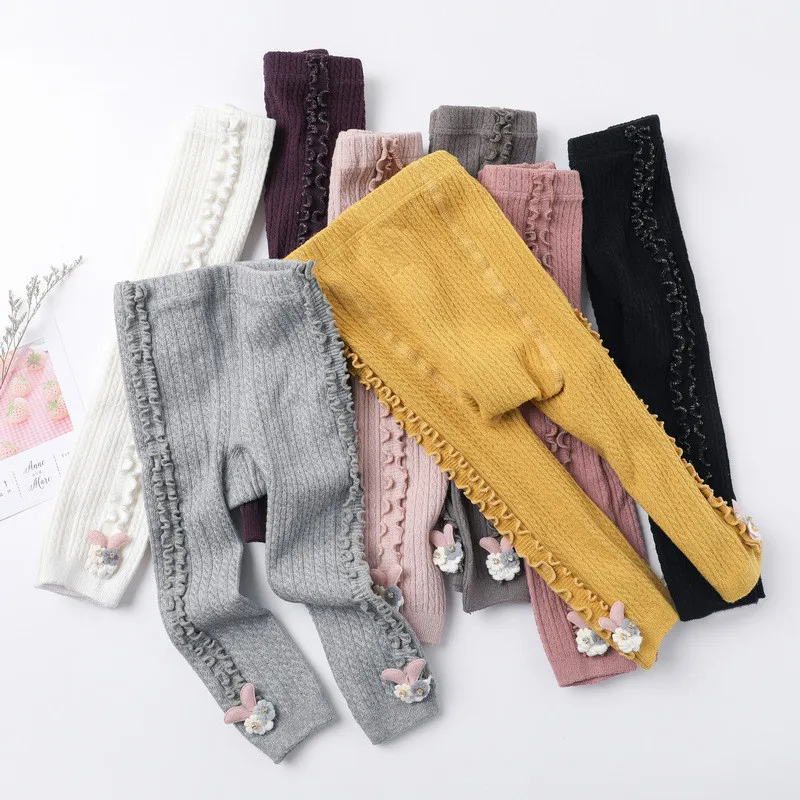 Tights For Girls Autumn Winter Children Pantyhose Knitted Baby Girls Tights Warm Leggings Fashion Kids Girls Tights 0 to 6Years