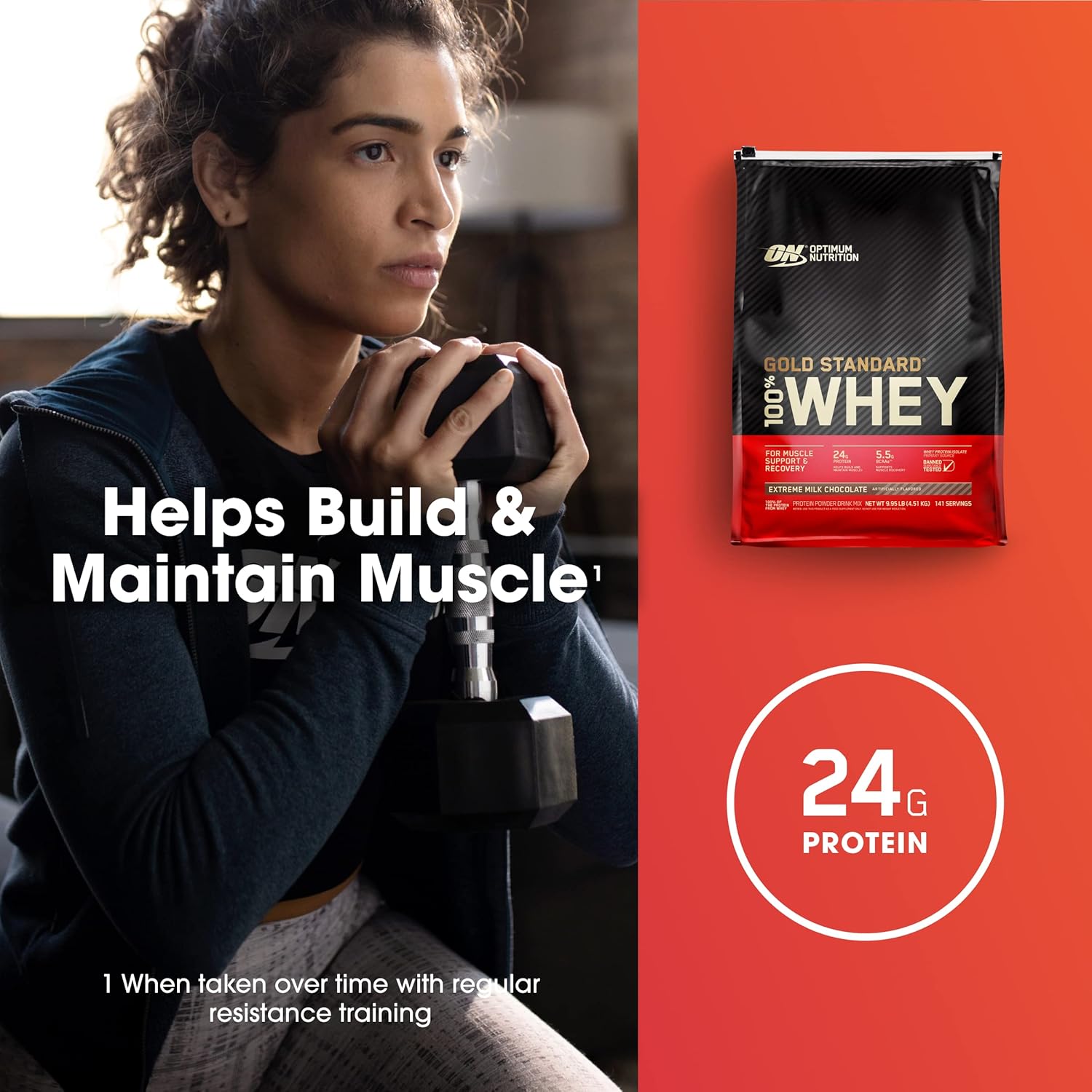 Optimum Nutrition Gold Standard 100% Whey Protein Powder, Extreme Milk Chocolate, 10 Pound (Packaging May Vary) (Pack of 2)