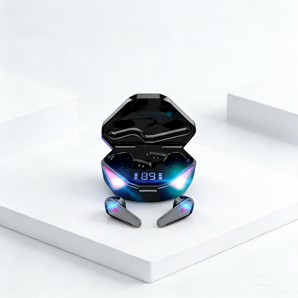 TWS Gaming Earbuds Wireless Bluetooth Earphones With Mic Bass Audio Sound Positioning 9D Stereo Music HiFi Headset For phones