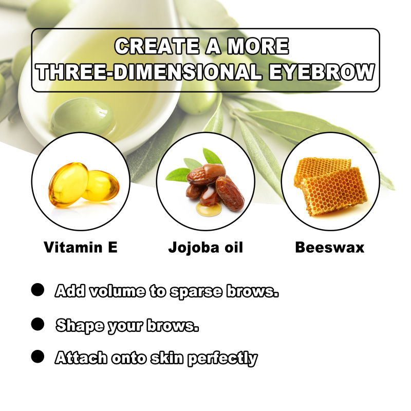 Transparent Long-lasting Eyebrow Soap Wax Eyebrows Pomade Gel For Eyebrow Styling Makeup Soap Brow Sculpt Lift