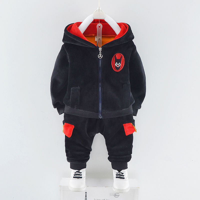 2PCS Children Set Boys Clothes Tracksuit Kids Coats Hoodies Jacket+Long Pants Kids Sets