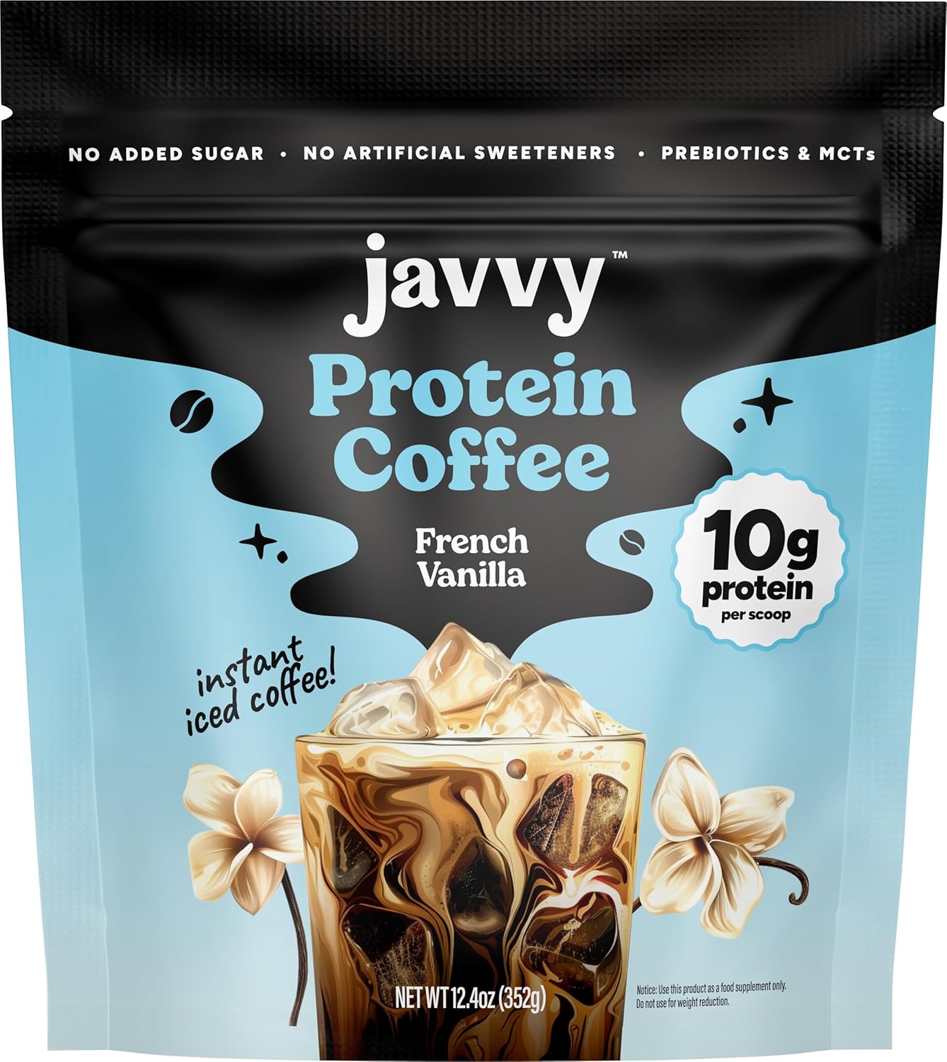 French Vanilla Protein Iced Coffee - 20 Servings