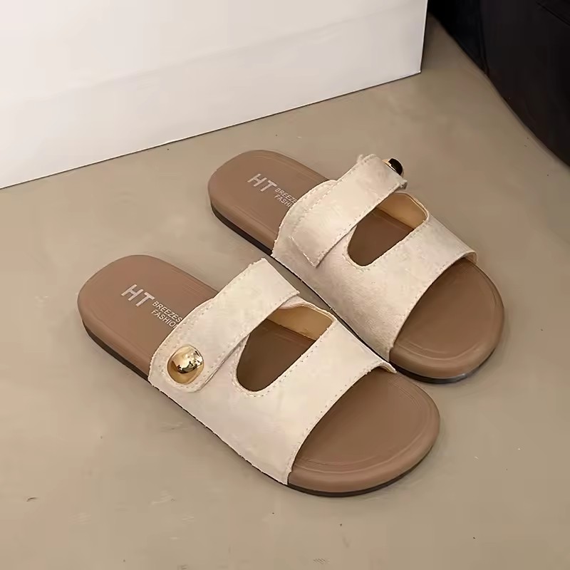 2026 Women's Fashion Flat Sandals, Platform Beach Casual Slides, Soft Sole Summer Slippers to Wear with Dresses